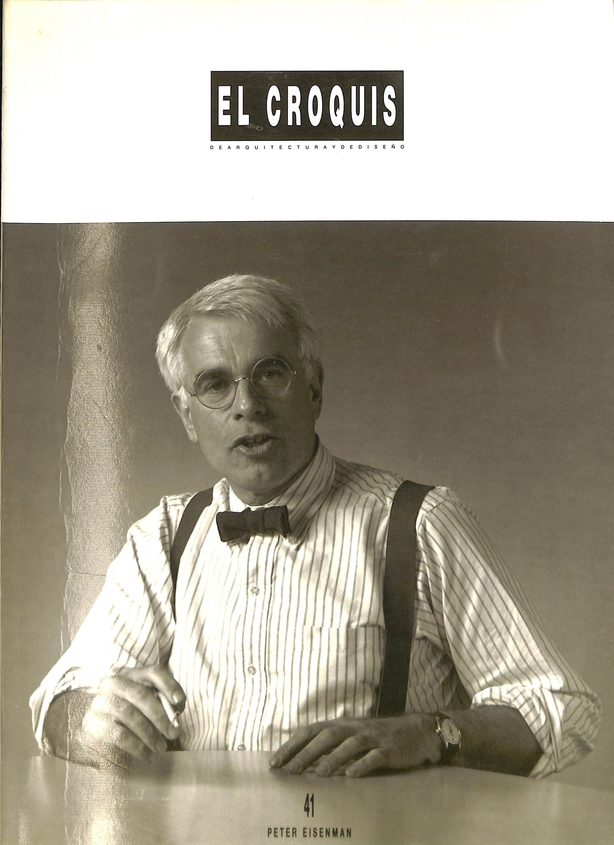 エル クロッキー 41号 特集 ピーター アイゼンマン El Croquis 41 Peter Eisenman ピーター アイゼンマン Peter Eisenman 古本よみた屋 おじいさんの本 買います