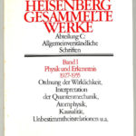 ハイゼンベルク著作集 C-1 物理と認知1927‐1955（独文）WERNER