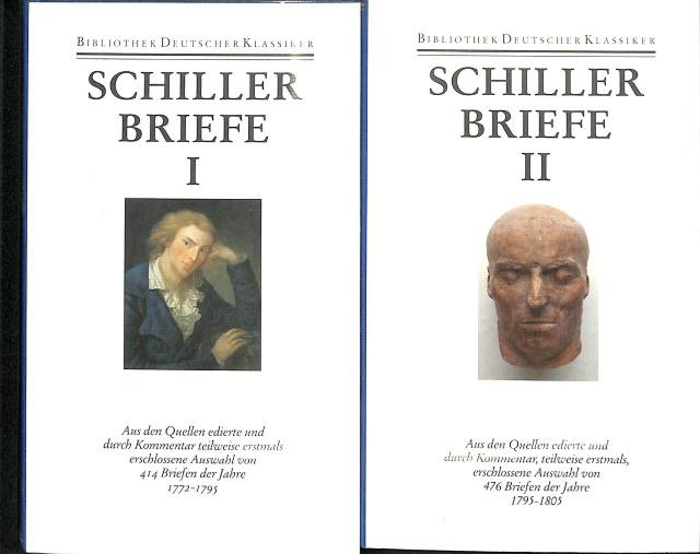 FRIEDRICH SCHILLER BLIEFE（独） 2冊揃 SCHILLER WERKE UND BRIEFE 書簡集 ドイツ古典叢書 ...