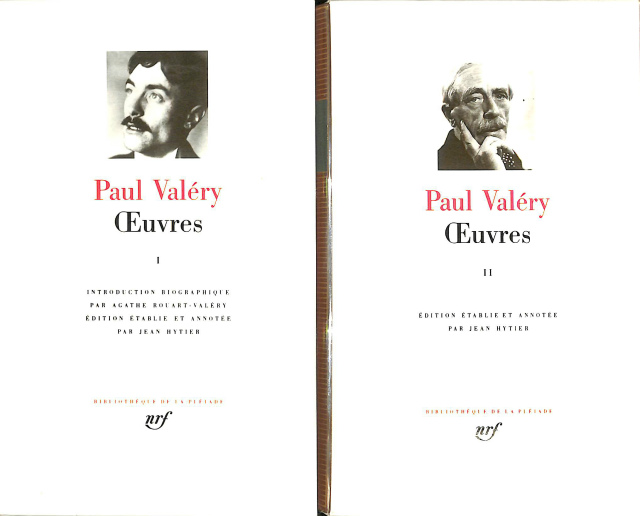 ポール・ヴァレリー全集 プレイヤード叢書 全2冊揃（仏） Paul Valery OEuvres ポール・ヴァレリー Paul Valery |  古本よみた屋 おじいさんの本、買います。