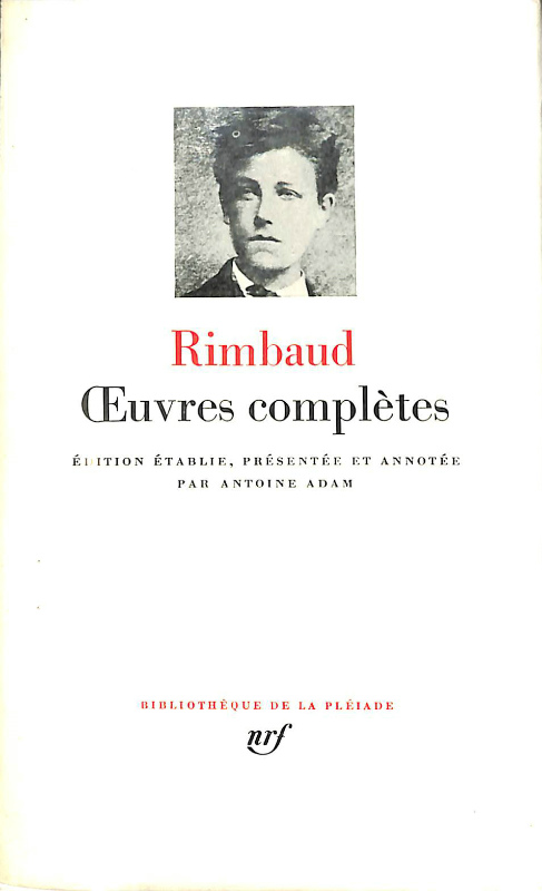 ランボー全集 プレイヤード版 RIMBAUD OEUVRES COMPLETES RIMBAUD