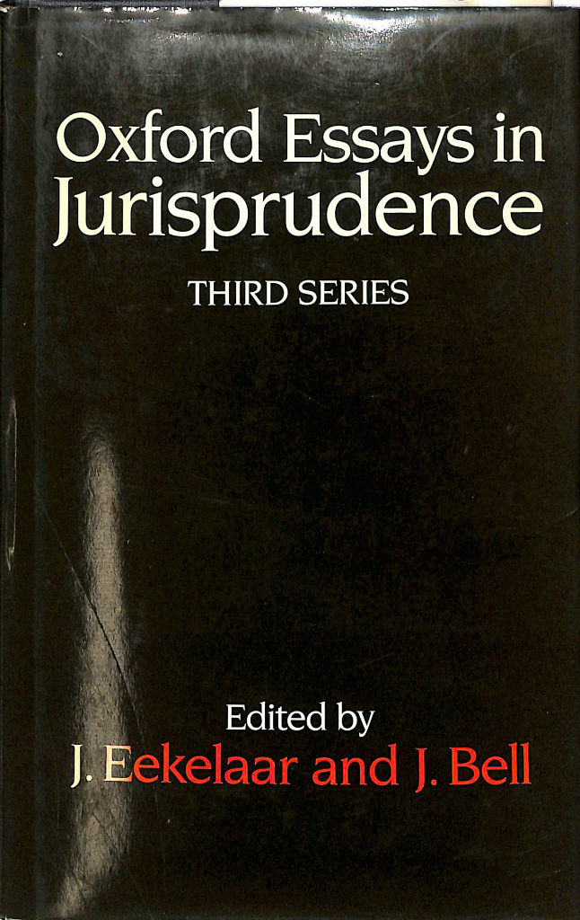 oxford essays in jurisprudence second series
