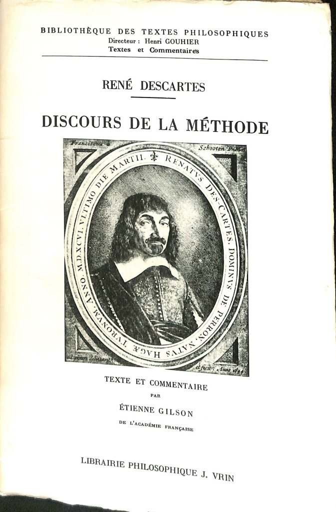 デカルト方法序説 テキストと解説 仏 Discours De Rene Descartes 古本よみた屋 おじいさんの本 買います