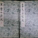 芳翠 草書千字文、真書千字文の計２冊 松本芳翠 | 古本よみた屋 おじいさんの本、買います。