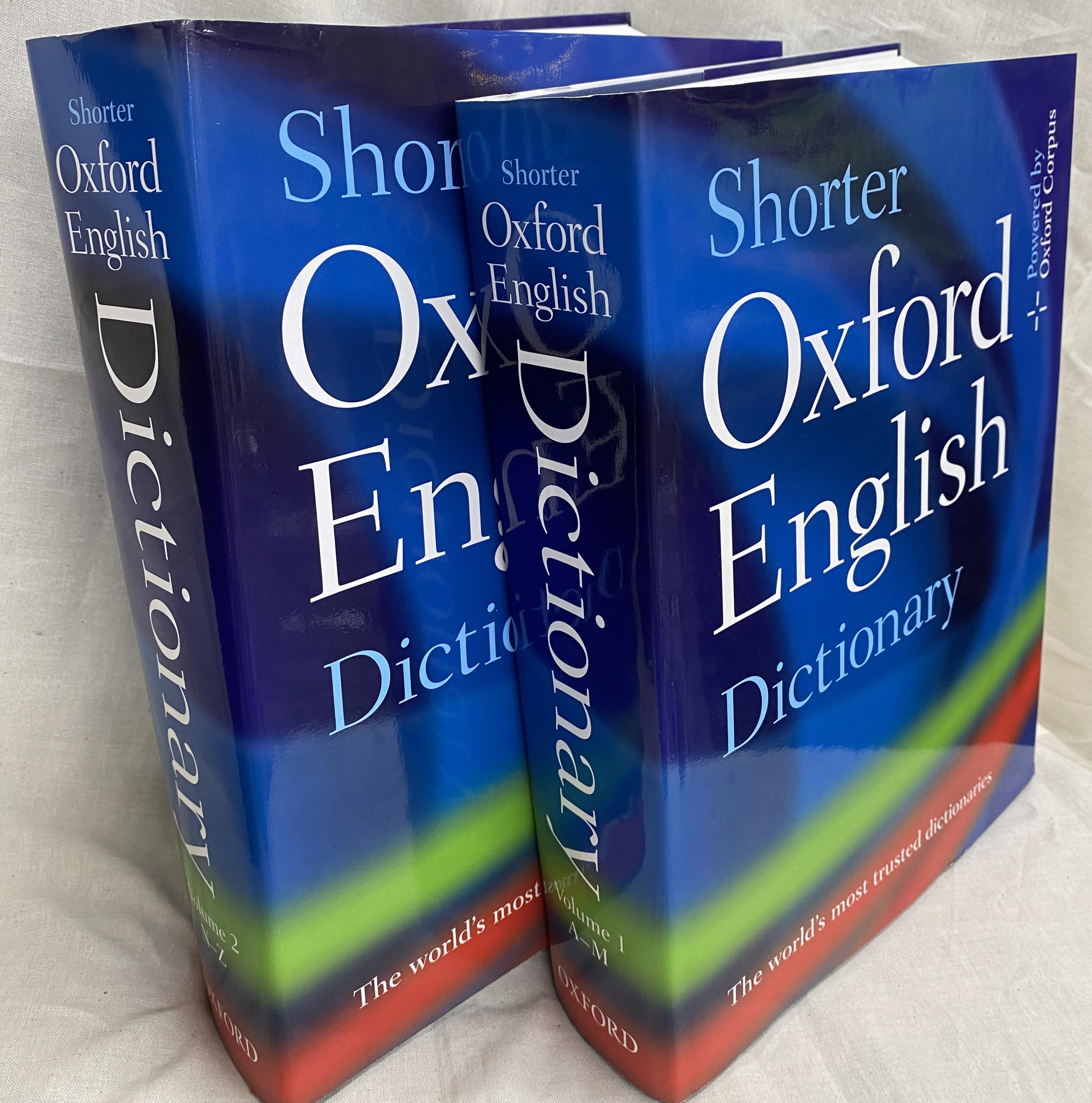 Shorter Oxford English Dictionary 全2巻揃(Oxford Languages 著) / (有)よみた屋 吉祥寺店 / 古本、中古本、古書籍の通販は「日本の古本屋」