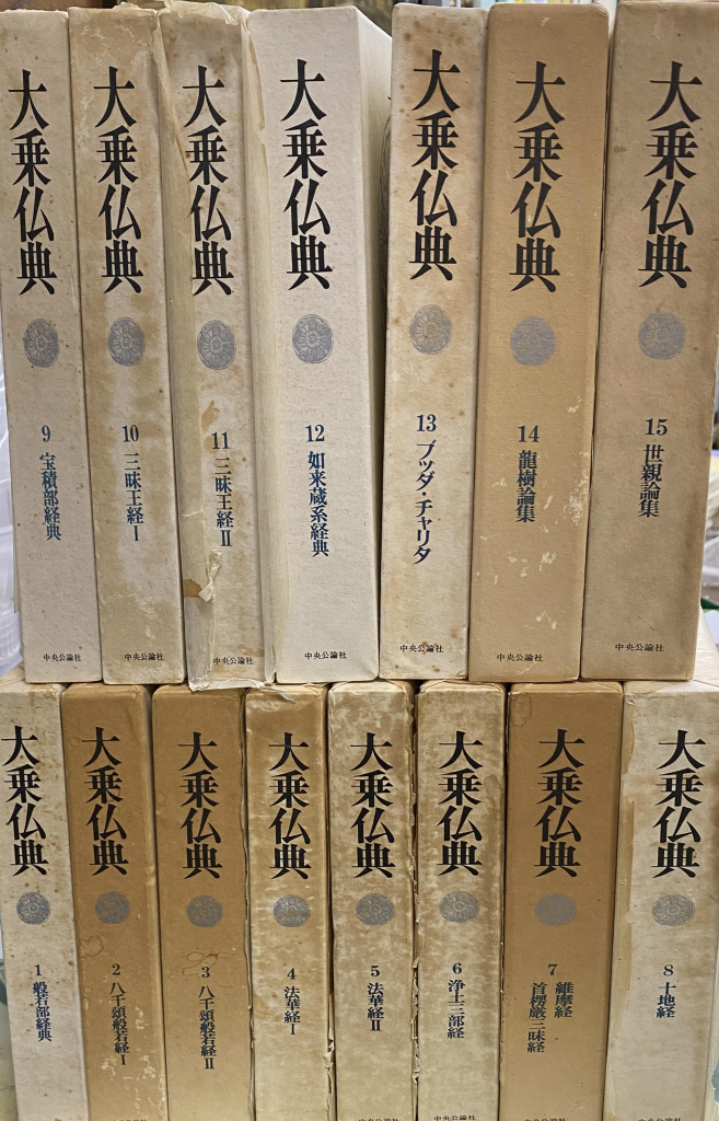 大乗仏典 全１５巻揃 長尾雅人 梶山雄一 監修 戸崎宏正ほか 訳 | 古本